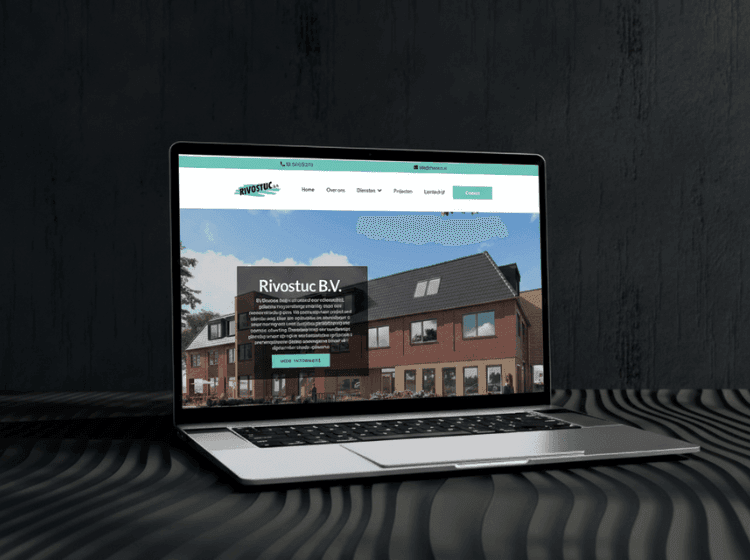 Website Rivostuc stukadoor gemaakt door SYDA